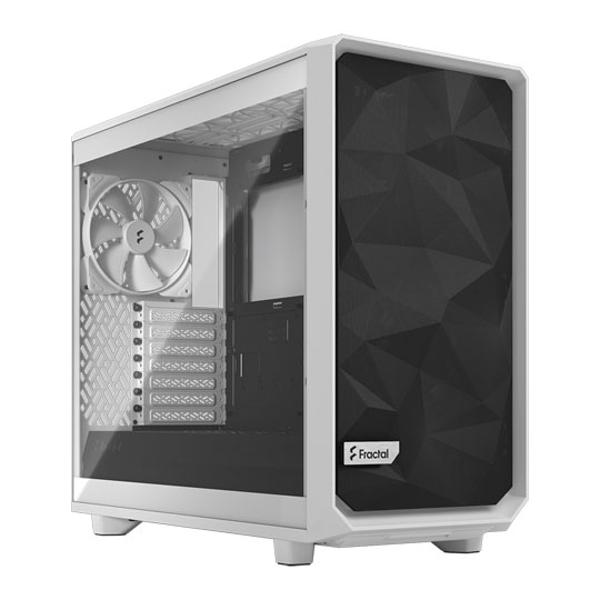 Fractal Meshify 2 Lite White Mid Tower Tempered Glass PC Case : image 1