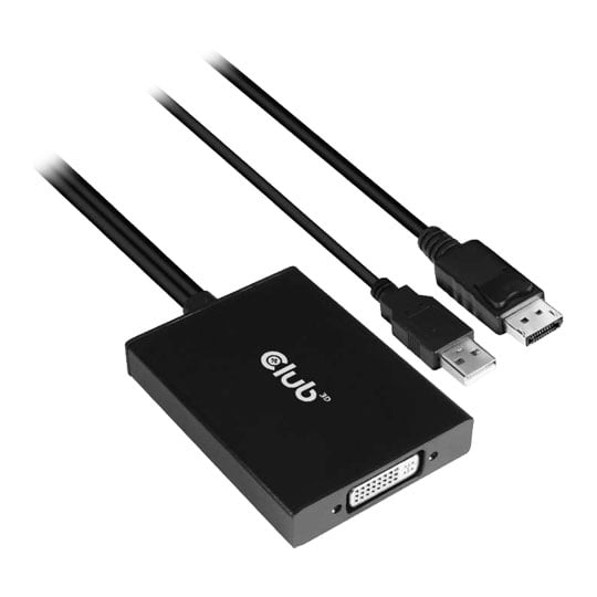 Club 3D DisplayPort to DVI-D DL Active Adapter for Apple Cinema Displays HDCP OFF Version