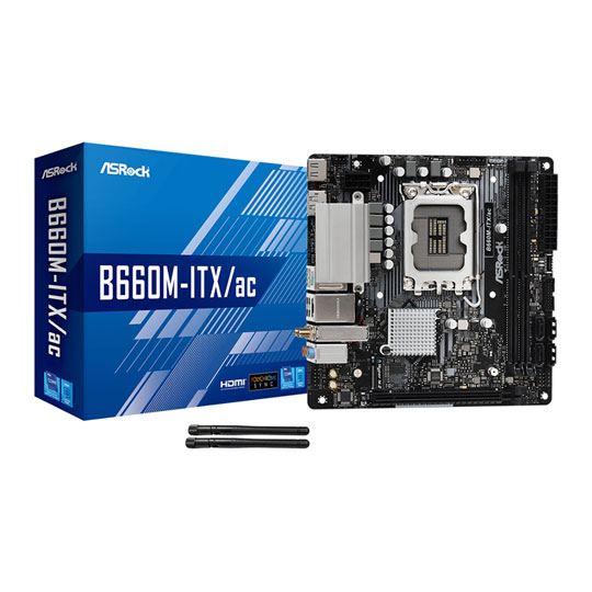 h610m-itx/ac mini-itx 送料無料 LGA1700 WiFi H610M-ITX/ac Wi-Fi LGA1700 Mini ITX Motherboard (DDR4)
