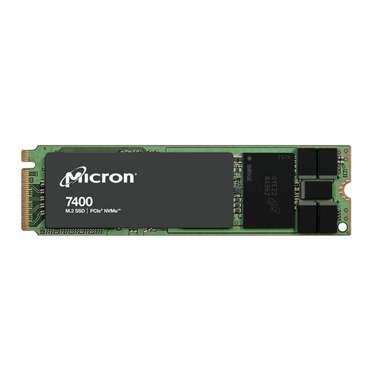 Micron 7400 MAX 800GB M.2 (22x80) Non-SED NVMe Enterprise SSD : image 1