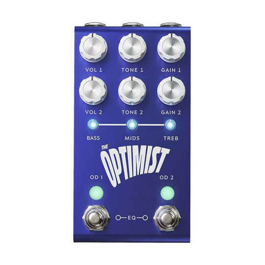 Jackson Audio - The Optimist - MIDI-Controlled Dual Overdrive and EQ Pedal