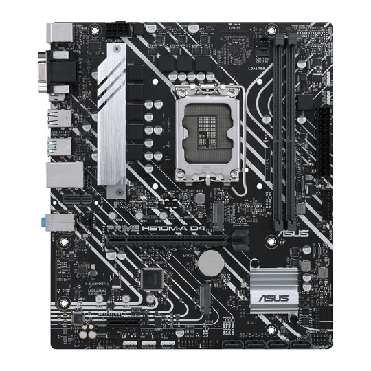 ASUS Intel H610 PRIME H610M-A D4-CSM DDR4 micro-ATX Motherboard : image 2