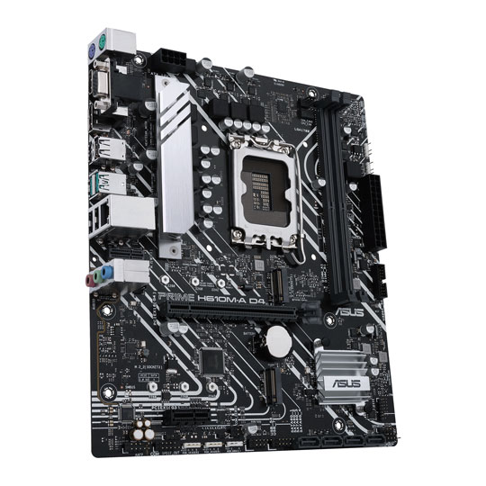 ASUS Intel H610 PRIME H610M-A D4-CSM DDR4 micro-ATX Motherboard : image 3