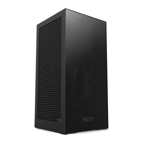 NZXT Black H1 V2 Mini-ITX Windowed Gaming Case with 750W PSU & AIO NZXT Black H1 V2 Mini-ITX Windowed Gaming Case with 750W PSU & AIO