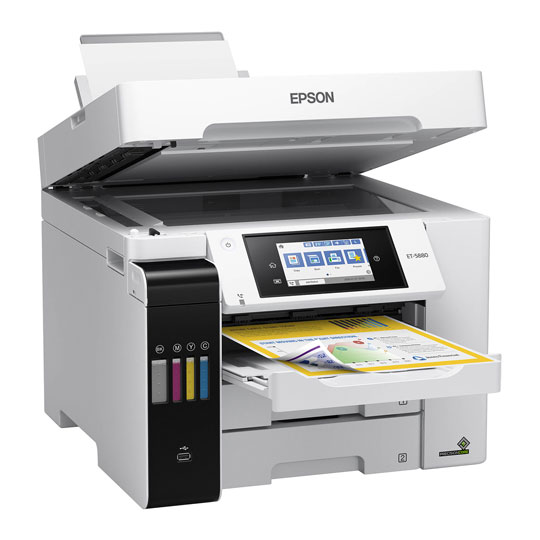 Epson EcoTank ET-5880 A4 USB/Wi-Fi Scanner/Printer/Fax For Business