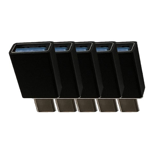 Xclio USB Type C to A Converters 5 Pack USB3.1 5GB/s OTG PC/MAC/Smartphones/Tablets