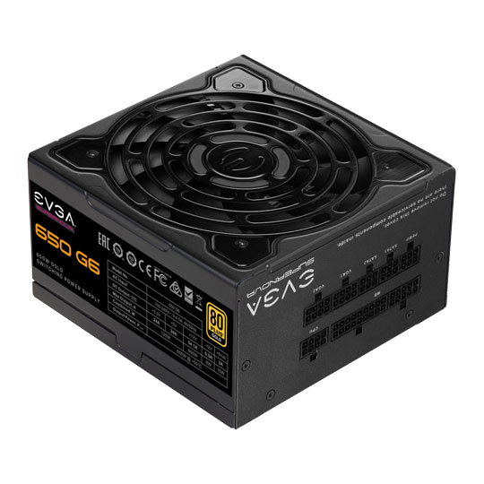 EVGA SuperNOVA 650 G6 650W 80+ Full ModularGold Power Supply/PSU