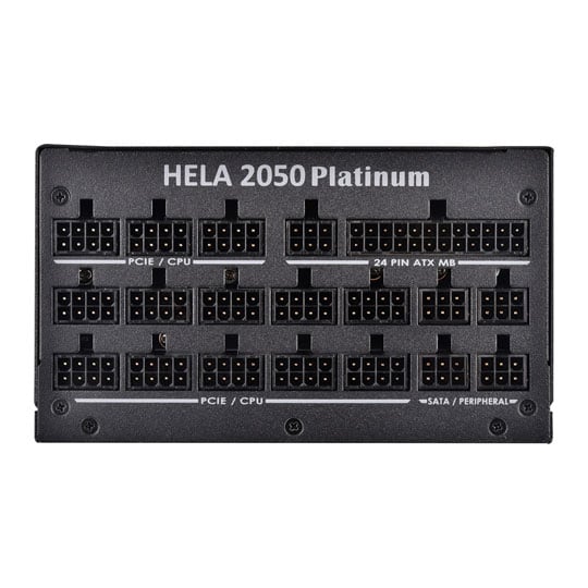 Silverstone HELA 2050W Cybenetics Platinum PSU/Power Supply : image 4