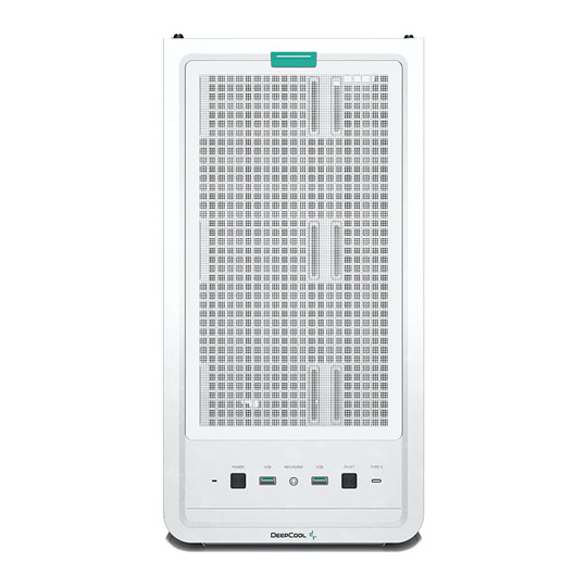 DeepCool CK500 Tempered Glass White Mid Tower PC Gaming Case : image 3