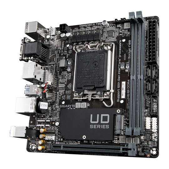 Gigabyte Intel H610I DDR4 PCIe 4.0 mini-ITX Motherboard : image 3