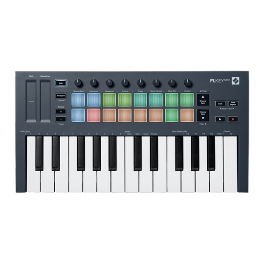 Novation - FLkey Mini, 25 Key MIDI Keyboard Controller for FL Studio