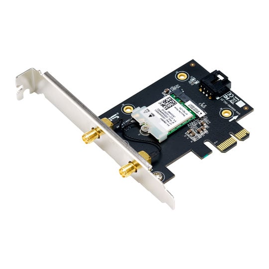 ASUS Dual-Band WiFi 6/BT5.2 AX1800 MU-MIMO Wireless PCIe Adapter Card : image 4