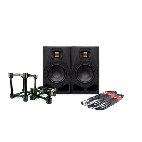 ADAM Audio - A7V Pair + Iso Stands + Leads