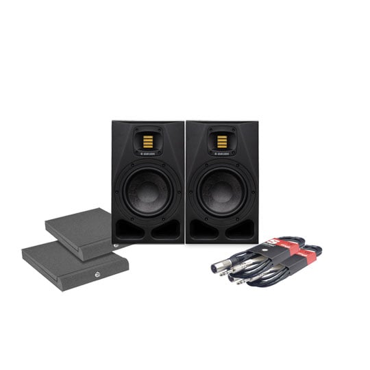 ADAM Audio - A4V Pair, Iso Pads & Leads