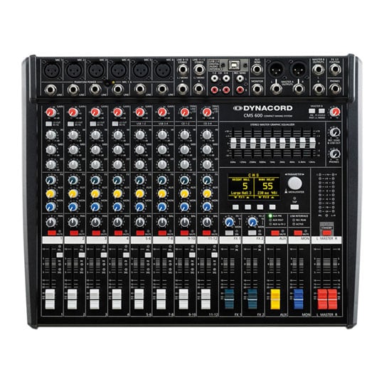 Dynacord - CMS 600-3 - 8 Channel Compact Mixing Desk