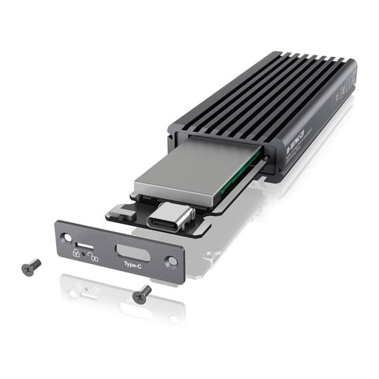 ICY BOX M.2 NVMe SSD External Enclosure Grey USB-C : image 3