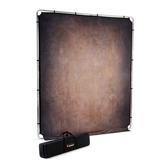 Manfrotto 2 x 2.3m EzyFrame Vintage Walnut Background