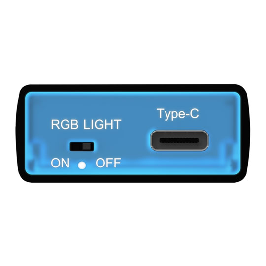 ICY BOX ARGB M.2 NVMe SSD USB-C External Enclosure : image 4
