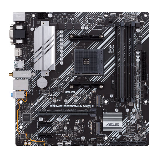 ASUS AMD B550 PRIME B550M-A Wi-Fi II Micro-ATX Motherboard