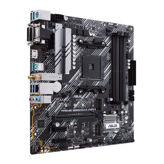 ASUS AMD B550 PRIME B550M-A Wi-Fi II Micro-ATX Motherboard : image 3
