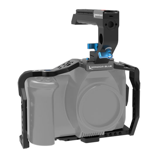 Kondor Blue 6K Pro Cage with Top Handle (Raven Black)
