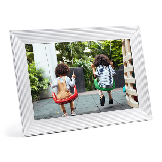 Aura Carver Luxe 10.1" Digital Photo Frame (Sea Salt) : image 1