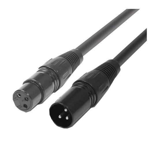 Scan Pro Audio XLR F to XLR M cable - 6m