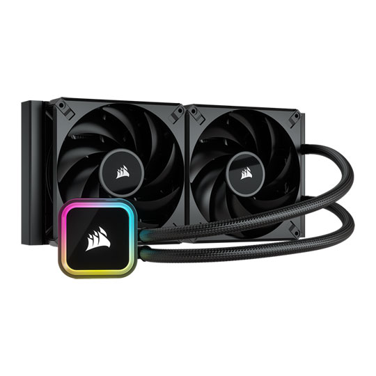 Corsair iCUE H115i RGB ELITE 280mm Intel/AMD CPU Liquid Cooler : image 1