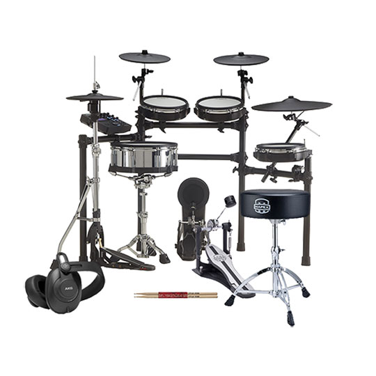 Roland - TD-27KV v2 V-Drums Kit - Single Kick Pedal Bundle
