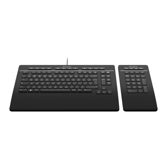 3Dconnexion Pro Keyboard with Detached Numpad LN125904 - 3DX