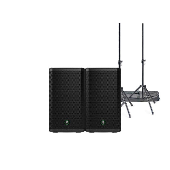 Mackie - Thrash 212, PA Speaker Bundle & Stands