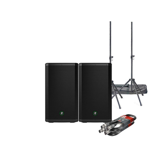 Mackie - Thrash 212 Bundle, Stands & Leads