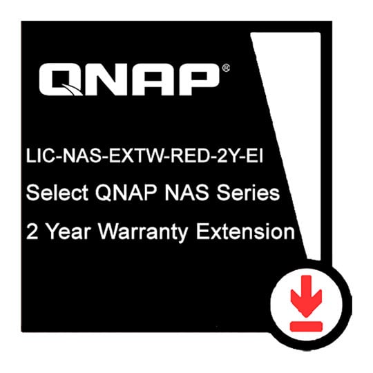 QNAP Two Year Extended Warranty Licence - Red