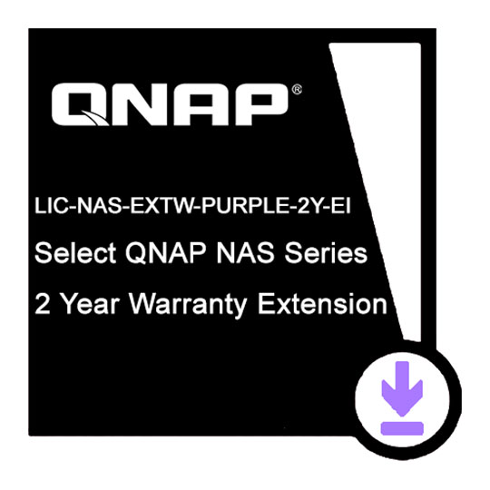 QNAP Two Year Extended Warranty Licence - Purple