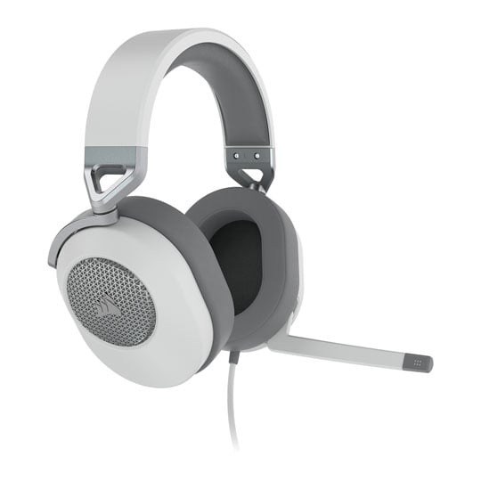 CORSAIR HS65 Surround Wired Gaming Headset White : image 4