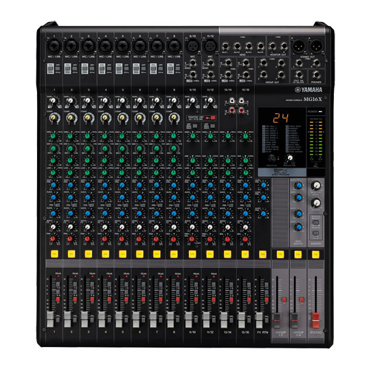 Yamaha - MG16X CV - 16-Channel Mixing Console With SPX