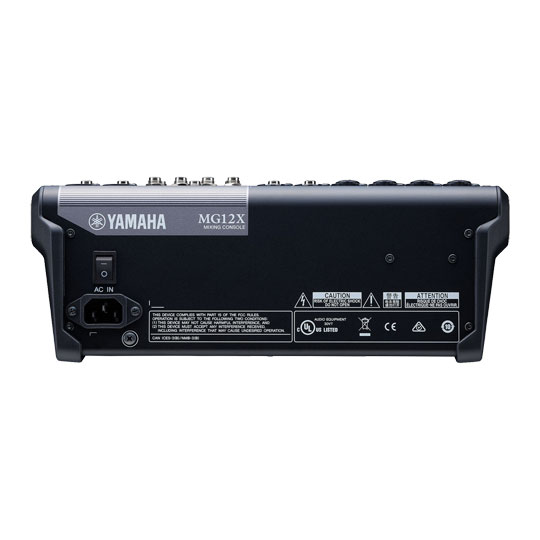 Yamaha - MG12X CV- 12-Channel Mixing Console With SPX : image 3