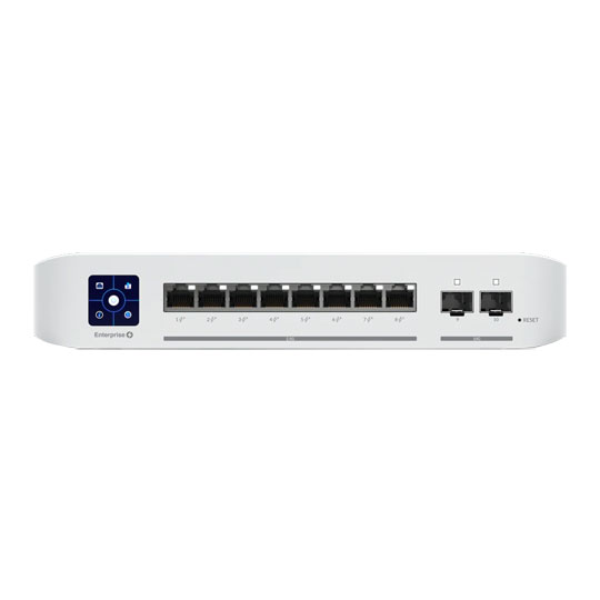 UniFi Switch Enterprise 8 PoE L3 Managed Switch with 2 SFP+ Slots