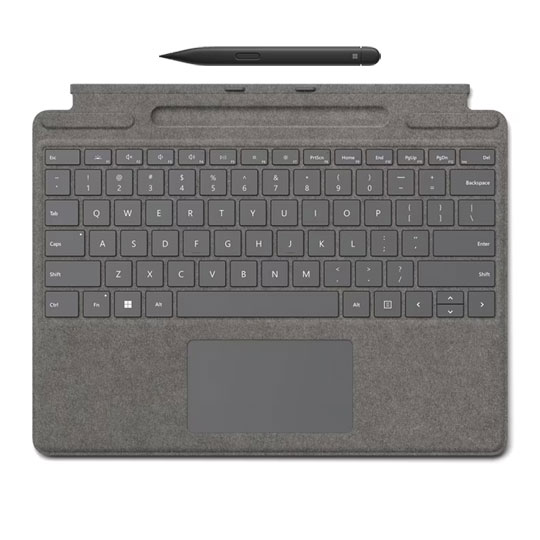 Microsoft Signature Keyboard Platinum & Slim Pen 2 Bundle : image 1