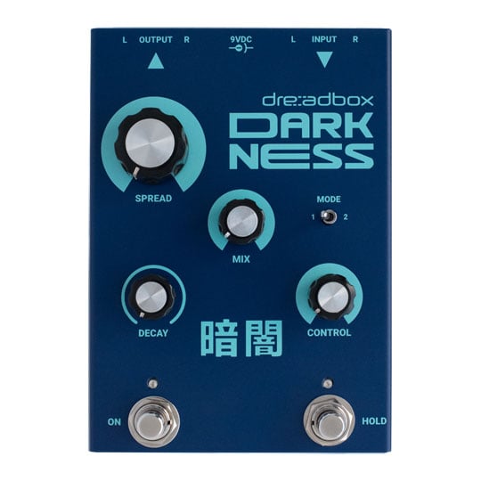 Dreadbox - DARKNESS Stereo Reverb Effects Pedal