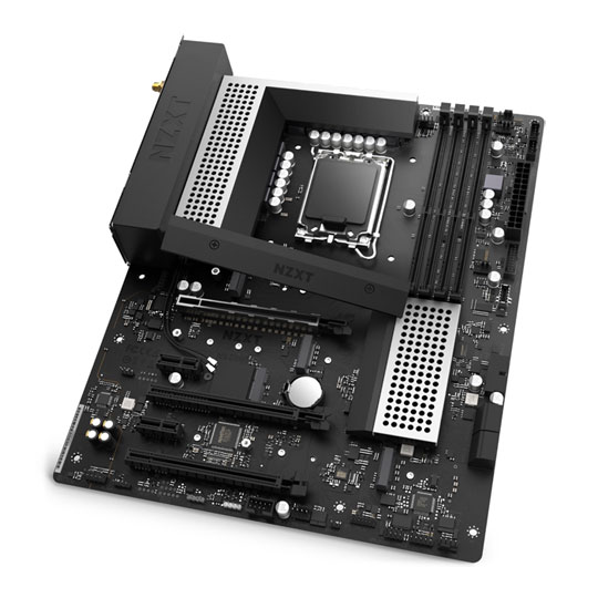 NZXT N5 Intel Z690 DDR4 WiFi DDR4 ATX Motherboard White/Black : image 1