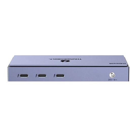 QGeeM Thunderbolt4 Mini 6 In One Docking Station with 60W+ Fast Charging for PC/MAC : image 2