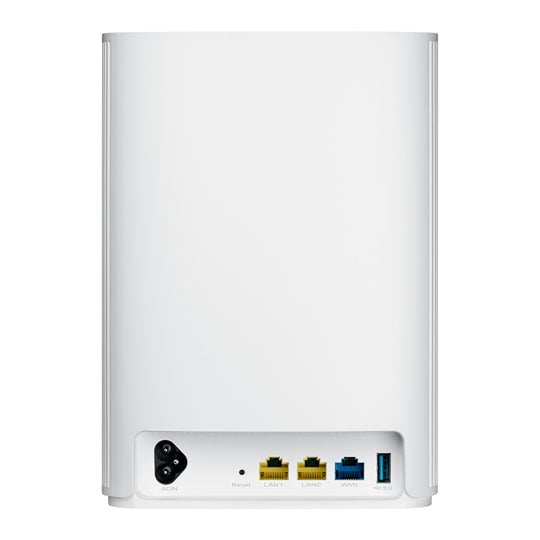 ASUS ZenWiFi (XP4) AX Hybrid AiMesh AX1800 WiFi 6 2 Pack White : image 4