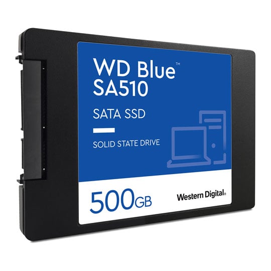 WD Blue SA510 500GB 2.5" SATA SSD/Solid State Drive