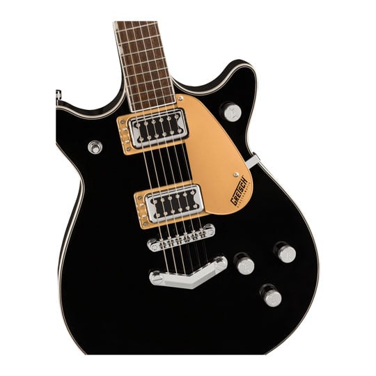 Gretsch G5222 Electromatic Double Jet BT with V-Stoptail, Laurel Fingerboard, Black