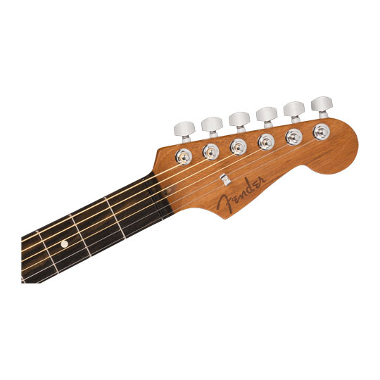Fender - American Acoustasonic Jazzmaster All-Mahogany, Bourbon Burst : image 3