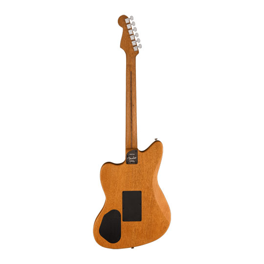 Fender - American Acoustasonic Jazzmaster All-Mahogany, Natural : image 4