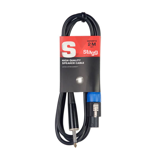 Stagg SSP2SP15 Speaker Cable - 2M - Speakon to Jack