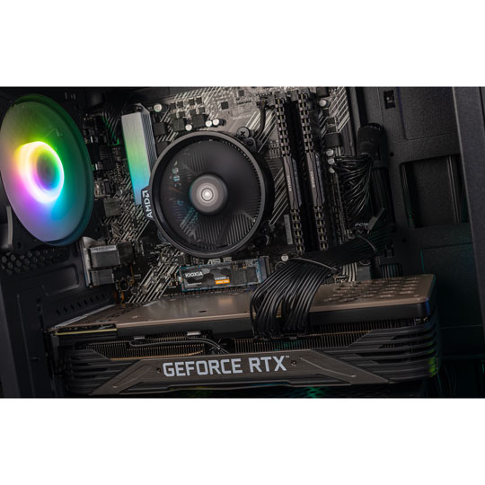 Gaming PC with NVIDIA Ampere GeForce RTX 3080 and AMD Ryzen 7 5700X ...