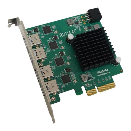 HighPoint 1144F 4-Port USB 3.2 Controller Card